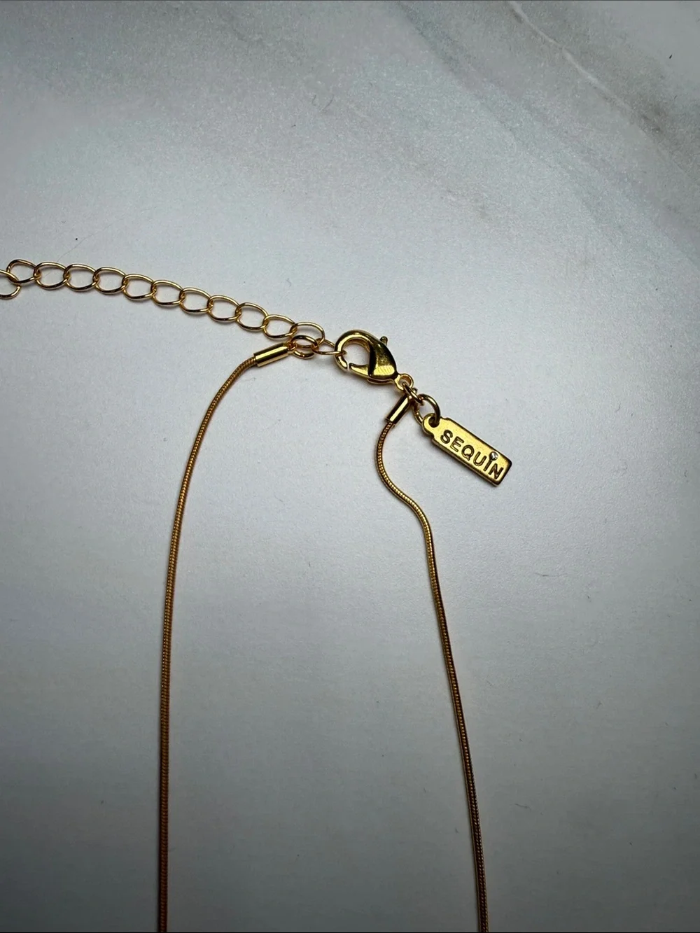 Gold-Tone Necklace with Blue Fish Pendant - Women Jewelry